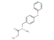 N~1~-methyl-N~1~-(4-phenoxybenzyl)glycinamide