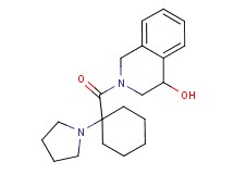 2-[(1-pyrrolidin-1-ylcyclohexyl)carbonyl]-1,2,3,4-tetrahydroisoquinolin-4-ol