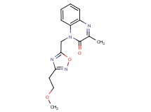 1-{[3-(2-methoxyethyl)-1,2,4-oxadiazol-5-yl]methyl}-3-methylquinoxalin-2(1H)-one
