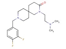 9-(3,4-difluorobenzyl)-2-[2-(dimethylamino)ethyl]-2,9-diazaspiro[5.5]undecan-3-one