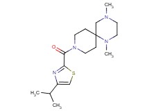 9-[(4-isopropyl-1,3-thiazol-2-yl)carbonyl]-1,4-dimethyl-1,4,9-triazaspiro[5.5]undecane