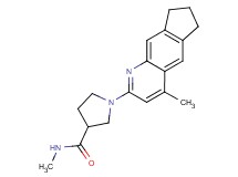 N-methyl-1-(4-methyl-7,8-dihydro-6H-cyclopenta[g]quinolin-2-yl)pyrrolidine-3-carboxamide