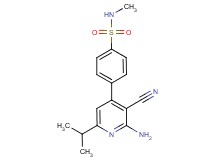 4-(2-amino-3-cyano-6-isopropylpyridin-4-yl)-N-methylbenzenesulfonamide