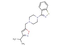 3-{4-[(3-isopropylisoxazol-5-yl)methyl]piperazin-1-yl}-1,2-benzisothiazole