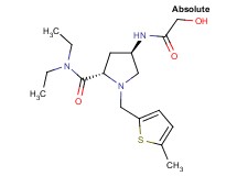 (4R)-N,N-diethyl-4-(glycoloylamino)-1-[(5-methyl-2-thienyl)methyl]-L-prolinamide