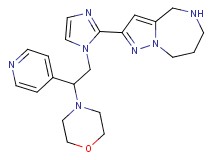 2-{1-[2-(4-morpholinyl)-2-(4-pyridinyl)ethyl]-1H-imidazol-2-yl}-5,6,7,8-tetrahydro-4H-pyrazolo[1,5-a][1,4]diazepine