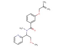 N-(2-methoxy-1-pyridin-2-ylethyl)-N-methyl-3-[(2-methylprop-2-en-1-yl)oxy]benzamide