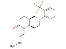 rel-(4aS,8aR)-1-[2-(methylamino)ethyl]-6-[3-(trifluoromethyl)-2-pyridinyl]octahydro-1,6-naphthyridin-2(1H)-one dihydrochloride