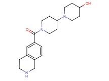 1'-(1,2,3,4-tetrahydro-6-isoquinolinylcarbonyl)-1,4'-bipiperidin-4-ol
