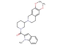 6,7-dimethoxy-2-{1-[(1-methyl-1H-indol-2-yl)carbonyl]-3-piperidinyl}-1,2,3,4-tetrahydroisoquinoline