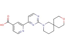 2-[2-(9-oxa-2-azaspiro[5.5]undec-2-yl)-4-pyrimidinyl]isonicotinic acid hydrochloride