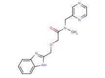 2-(1H-benzimidazol-2-ylmethoxy)-N-methyl-N-(pyrazin-2-ylmethyl)acetamide