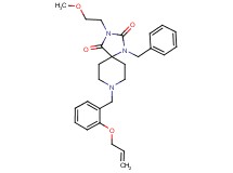 8-[2-(allyloxy)benzyl]-1-benzyl-3-(2-methoxyethyl)-1,3,8-triazaspiro[4.5]decane-2,4-dione