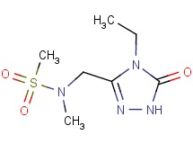 N-[(4-ethyl-5-oxo-4,5-dihydro-1H-1,2,4-triazol-3-yl)methyl]-N-methylmethanesulfonamide