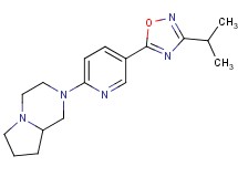 2-[5-(3-isopropyl-1,2,4-oxadiazol-5-yl)-2-pyridinyl]octahydropyrrolo[1,2-a]pyrazine