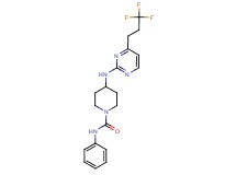 N-phenyl-4-{[4-(3,3,3-trifluoropropyl)pyrimidin-2-yl]amino}piperidine-1-carboxamide