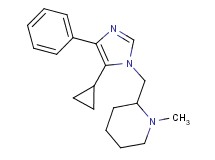 2-[(5-cyclopropyl-4-phenyl-1H-imidazol-1-yl)methyl]-1-methylpiperidine