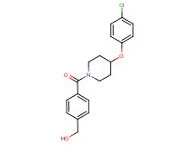 (4-{[4-(4-chlorophenoxy)-1-piperidinyl]carbonyl}phenyl)methanol