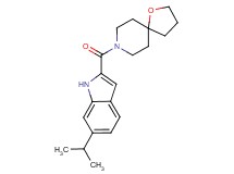 8-[(6-isopropyl-1H-indol-2-yl)carbonyl]-1-oxa-8-azaspiro[4.5]decane