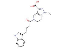5-[4-(1H-indol-3-yl)butanoyl]-1-methyl-4,5,6,7-tetrahydro-1H-pyrazolo[4,3-c]pyridine-3-carboxylic acid