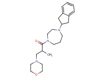 1-(2,3-dihydro-1H-inden-2-yl)-4-[2-methyl-3-(4-morpholinyl)propanoyl]-1,4-diazepane