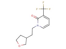 1-[2-(tetrahydrofuran-3-yl)ethyl]-3-(trifluoromethyl)pyridin-2(1H)-one