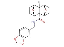 (1R*,4S*,5R*,8S*)-N-(1,3-benzodioxol-5-ylmethyl)octahydro-1,4:5,8-diepoxynaphthalene-4a(2H)-carboxamide