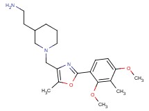 [2-(1-{[2-(2,4-dimethoxy-3-methylphenyl)-5-methyl-1,3-oxazol-4-yl]methyl}-3-piperidinyl)ethyl]amine dihydrochloride
