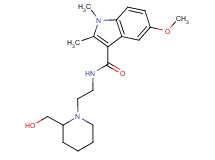 N-{2-[2-(hydroxymethyl)piperidin-1-yl]ethyl}-5-methoxy-1,2-dimethyl-1H-indole-3-carboxamide