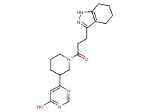 6-{1-[3-(4,5,6,7-tetrahydro-1H-indazol-3-yl)propanoyl]piperidin-3-yl}pyrimidin-4-ol