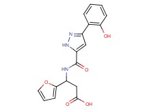 3-(2-furyl)-3-({[3-(2-hydroxyphenyl)-1H-pyrazol-5-yl]carbonyl}amino)propanoic acid