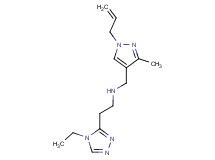 N-[(1-allyl-3-methyl-1H-pyrazol-4-yl)methyl]-2-(4-ethyl-4H-1,2,4-triazol-3-yl)ethanamine