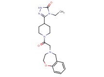 5-[1-(2,3-dihydro-1,4-benzoxazepin-4(5H)-ylacetyl)piperidin-4-yl]-4-ethyl-2,4-dihydro-3H-1,2,4-triazol-3-one