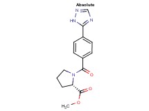 methyl 1-[4-(1H-1,2,4-triazol-5-yl)benzoyl]-L-prolinate