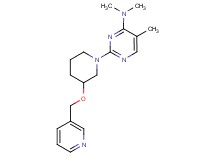 N,N,5-trimethyl-2-[3-(pyridin-3-ylmethoxy)piperidin-1-yl]pyrimidin-4-amine