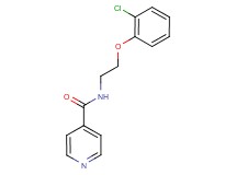N-[2-(2-chlorophenoxy)ethyl]isonicotinamide