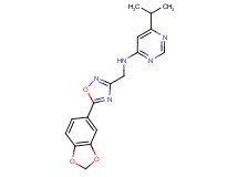 N-{[5-(1,3-benzodioxol-5-yl)-1,2,4-oxadiazol-3-yl]methyl}-6-isopropylpyrimidin-4-amine