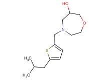 4-[(5-isobutyl-2-thienyl)methyl]-1,4-oxazepan-6-ol