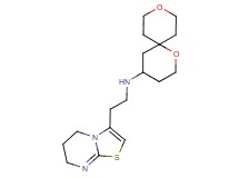 N-[2-(6,7-dihydro-5H-[1,3]thiazolo[3,2-a]pyrimidin-3-yl)ethyl]-1,9-dioxaspiro[5.5]undecan-4-amine