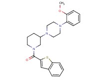 1-[1-(1-benzothien-2-ylcarbonyl)-3-piperidinyl]-4-(2-methoxyphenyl)piperazine