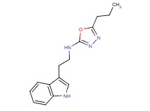 N-[2-(1H-indol-3-yl)ethyl]-5-propyl-1,3,4-oxadiazol-2-amine