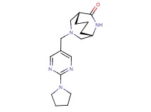 (1S*,5R*)-3-[(2-pyrrolidin-1-ylpyrimidin-5-yl)methyl]-3,9-diazabicyclo[3.3.2]decan-10-one