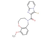 5-[(3-fluoroimidazo[1,2-a]pyridin-2-yl)carbonyl]-10-methoxy-3,4,5,6-tetrahydro-2H-1,5-benzoxazocine