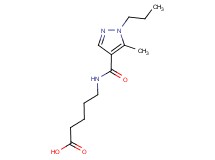 5-{[(5-methyl-1-propyl-1H-pyrazol-4-yl)carbonyl]amino}pentanoic acid
