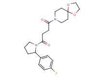 8-{4-[2-(4-fluorophenyl)-1-pyrrolidinyl]-4-oxobutanoyl}-1,4-dioxa-8-azaspiro[4.5]decane