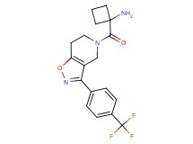 (1-{[3-[4-(trifluoromethyl)phenyl]-6,7-dihydroisoxazolo[4,5-c]pyridin-5(4H)-yl]carbonyl}cyclobutyl)amine