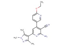 2'-amino-6-ethoxy-6'-(1,3,5-trimethyl-1H-pyrazol-4-yl)-3,4'-bipyridine-3'-carbonitrile