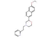 2-(6-methoxy-2-naphthyl)-4-(2-pyridin-2-ylethyl)morpholine