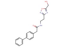 2-biphenyl-4-yl-N-{2-[5-(hydroxymethyl)-1,2,4-oxadiazol-3-yl]ethyl}acetamide