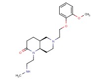 (4aS*,8aR*)-6-[2-(2-methoxyphenoxy)ethyl]-1-[2-(methylamino)ethyl]octahydro-1,6-naphthyridin-2(1H)-one